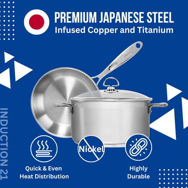 Chantal Induction 21 Steel Pasta Set (3 Pc.)