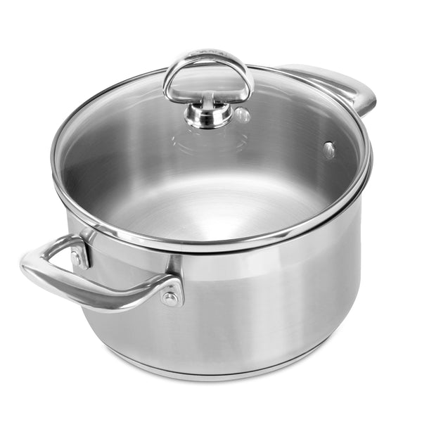 chantal Induction 21 Steel Soup Pot with Lid (2 Qt.)