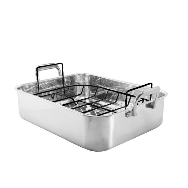 chantal Stainless Steel Roaster with Nonstick Rack
