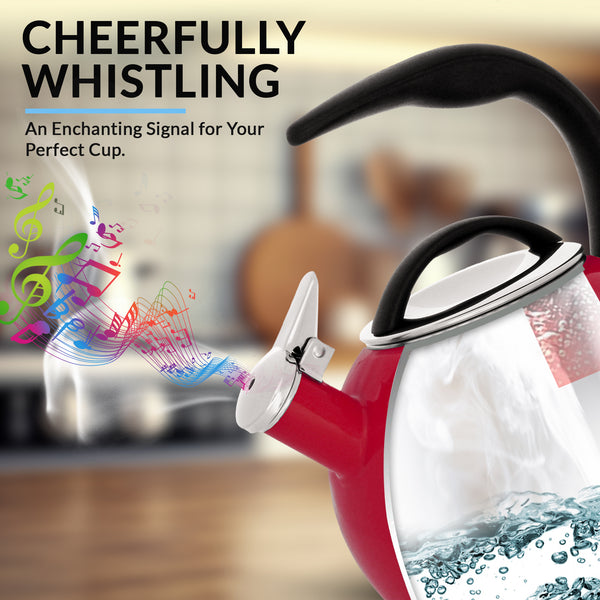 Chantal Enamel-on-Steel Anniversary Teakettle Collection (2 Qt.)