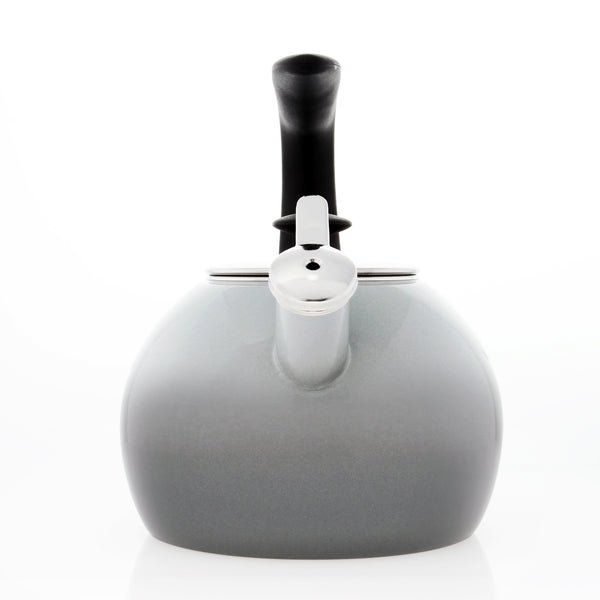 Chantal Enamel-on-Steel Heath Teakettle (2 Qt.) Fog Grey