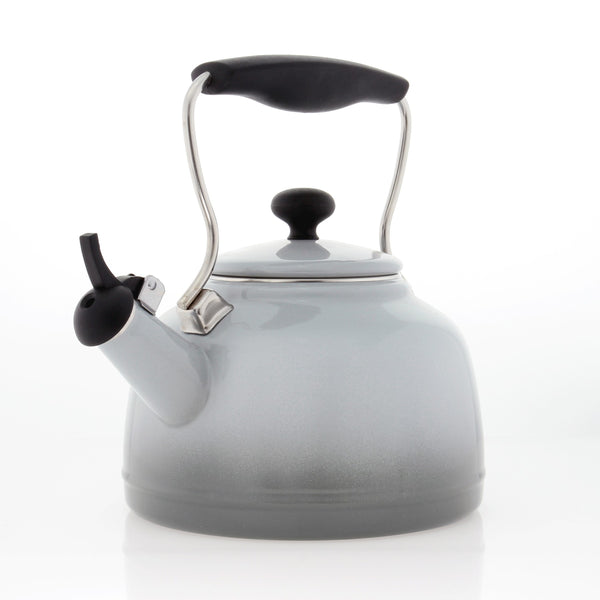 Chantal Enamel-on-Steel Lake Teakettle (1.7 Qt.) Fog Grey