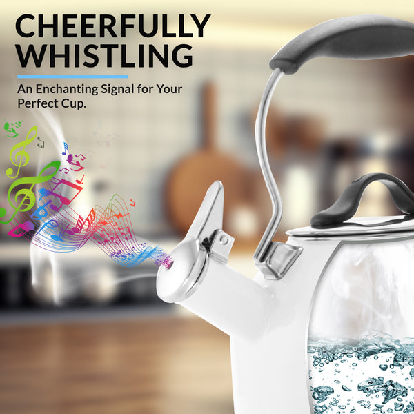 Chantal Enamel-on-Steel Oolong Teakettle Collection (1.8 Qt)