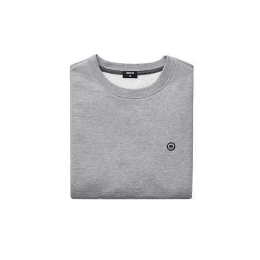 Chapeau Mens Roundel Sweatshirt Grey Marl