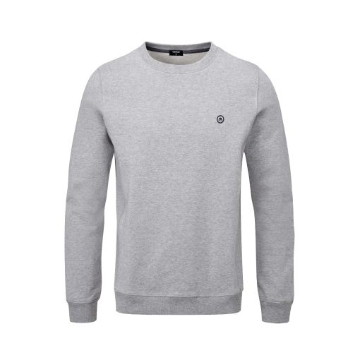 chapeau Mens Roundel Sweatshirt Grey Marl