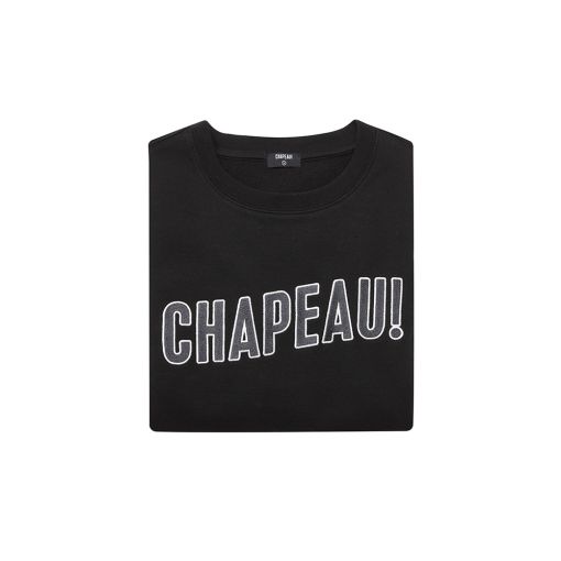 Chapeau Mens Wordmark Sweatshirt Black