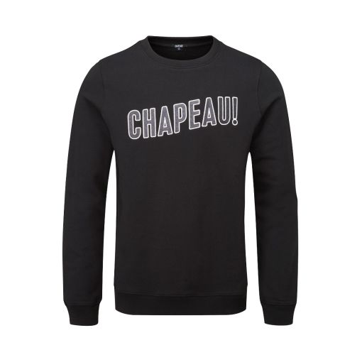 chapeau Mens Wordmark Sweatshirt Black
