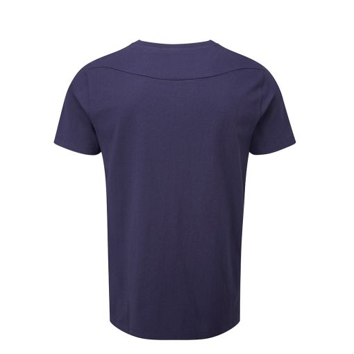 Chapeau Mens Roundel Pocket Organic Cotton T-Shirt Deep Ocean