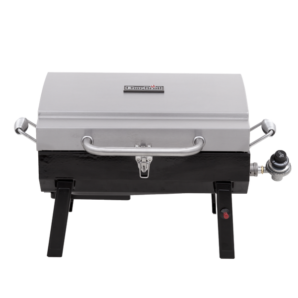 Char Broil 1-Burner Portable Propane Gas Grill In Stainless Steel