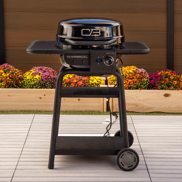 Char Broil Bistro Pro™ Electric Grill + Charcoal Mode Blackout