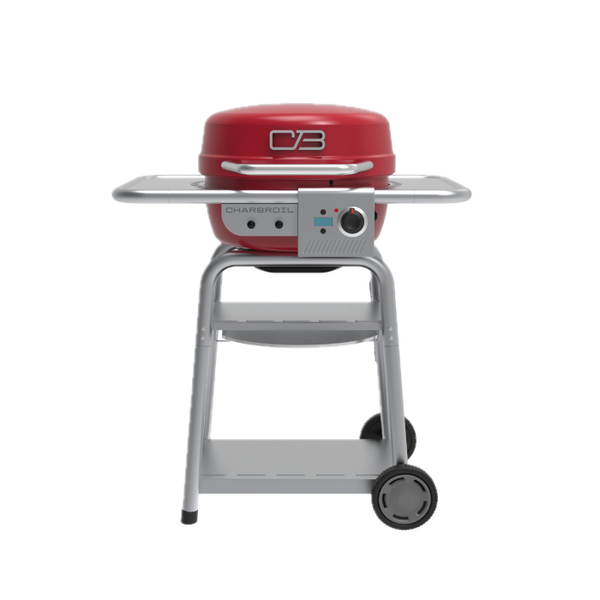 Char Broil Bistro Pro™ Electric Grill & Griddle + Charcoal Mode Red