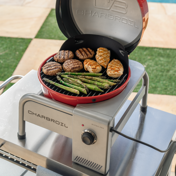 Char Broil Bistro Pro™ Tabletop Electric Grill Red