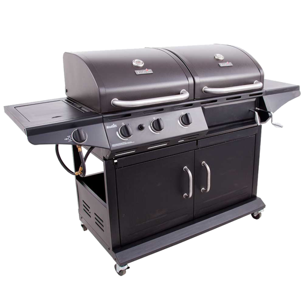 Char Broil Deluxe Charcoal & Gas Combo Grill