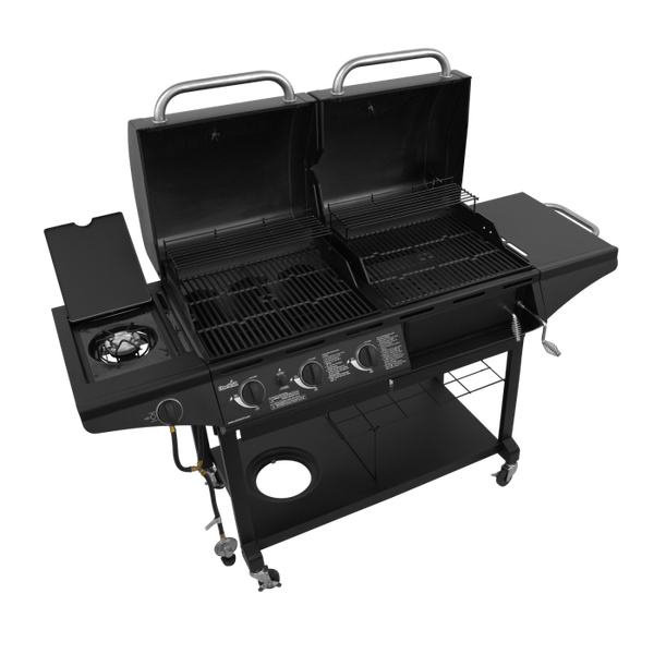 Char Broil Deluxe Charcoal & Gas Combo Grill