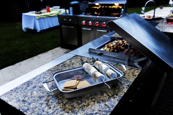 char broil Grill+ Roasting Dish And Cutting Board