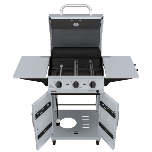 Char Broil PERFORMANCE 375 3-BURNER GAS GRILL CLAY