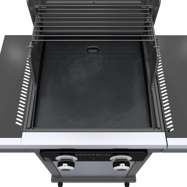 Char Broil Charbroil® Commercial Series™ 2 Burner Gas Grill & Griddle Stainless Steel 463657524