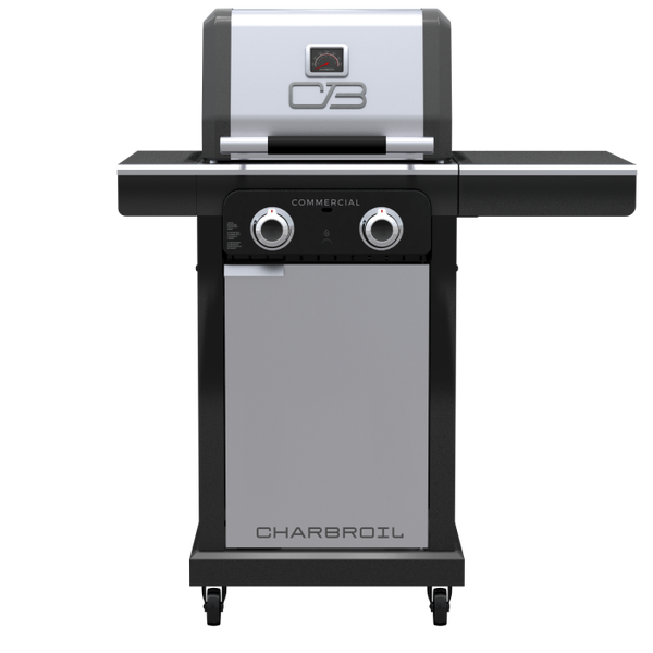 char broil Charbroil® Commercial Series™ 2 Burner Gas Grill & Griddle Stainless Steel 463657524