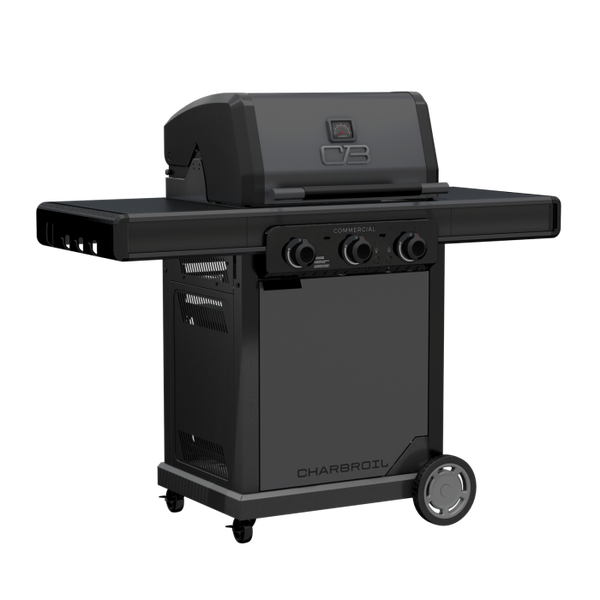 Char Broil Commercial Series™ Black 3 Burner Gas Grill & Griddle