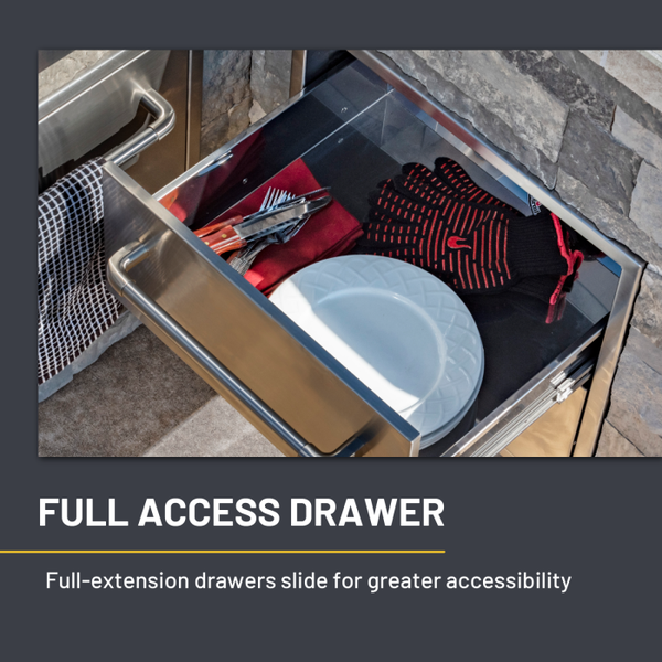 Char Broil Medallion Series™ Built-In Double Drawers