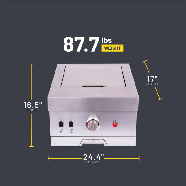 Char Broil Medallion Series™ Built-In Side Burner