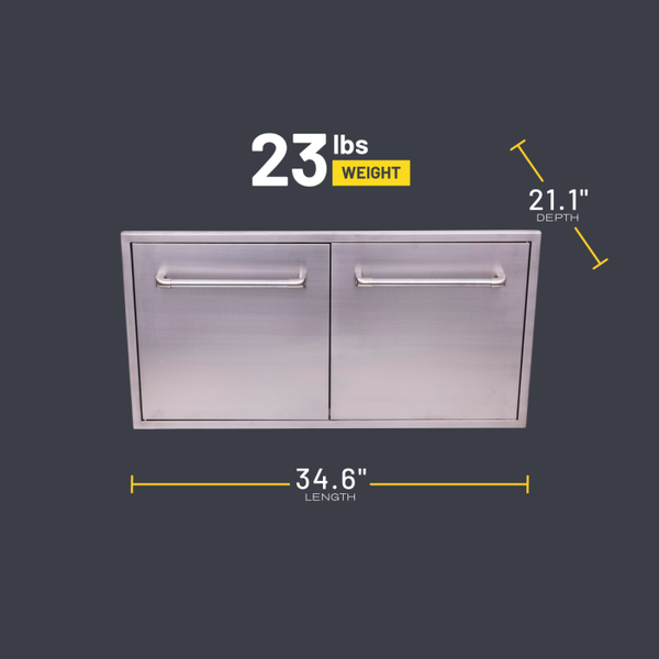 Char Broil Medallion Series™ Built-In Small Double Doors