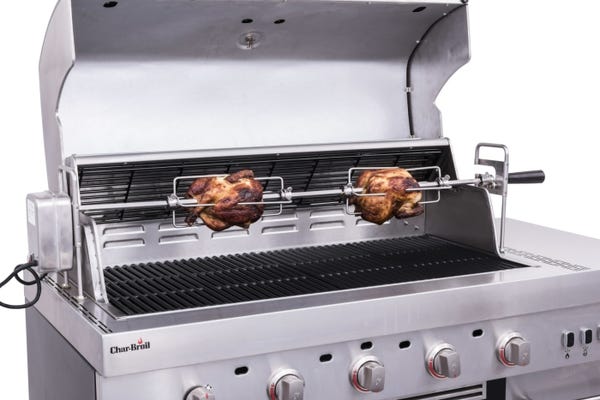 Char Broil Medallion Series™ Modular Outdoor Kitchen 3 Burner Grill Rotisserie Rod