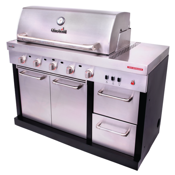 Char Broil Medallion Series™ Modular Outdoor Kitchen Amplifire™ 5-Burner Gas Grill