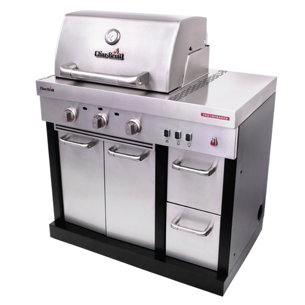 Char Broil Medallion Series™ Modular Outdoor Kitchen Amplifire™ 3-Burner Gas Grill