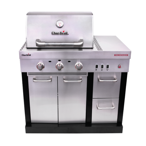 char broil Medallion Series™ Modular Outdoor Kitchen Amplifire™ 3-Burner Gas Grill