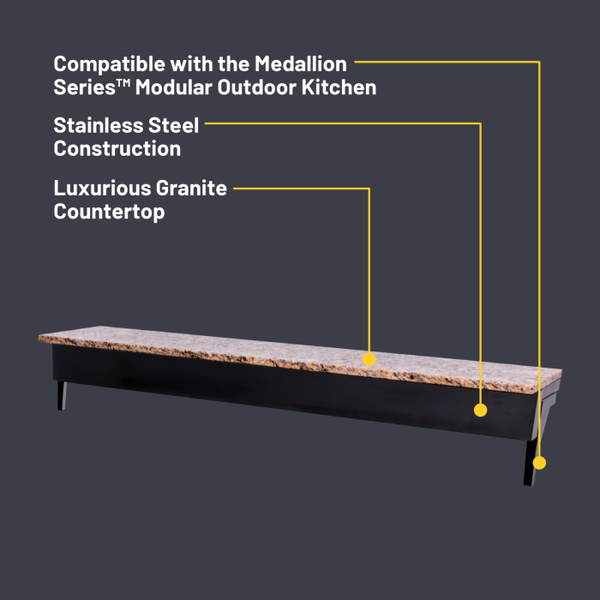 Char Broil Medallion Series™ Modular Outdoor Kitchen Bar Top