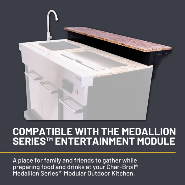 Char Broil Medallion Series™ Modular Outdoor Kitchen Bar Top