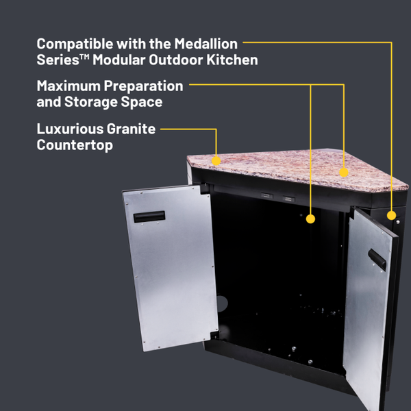 Char Broil Medallion Series™ Modular Outdoor Kitchen Corner Module