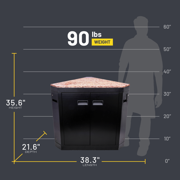 Char Broil Medallion Series™ Modular Outdoor Kitchen Corner Module