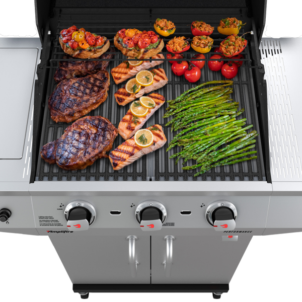 char broil PERFORMANCE 375 3-BURNER GAS GRILL SILVER