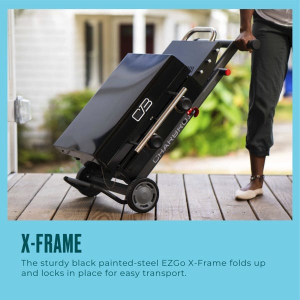Char Broil Performance Series™ 22" Folding Cart 2 Burner Portable Propane Gas Griddle