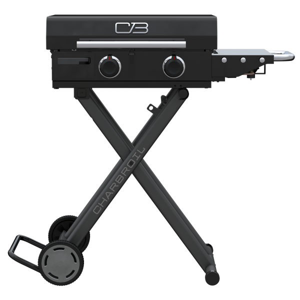 char broil Performance Series™ 22" Folding Cart 2 Burner Portable Propane Gas Griddle