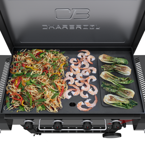 Char Broil Performance Series™ 36” Deluxe Propane Gas Griddle With Cart 4 Burner Flat Top Grill