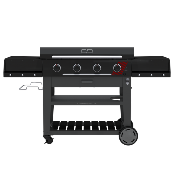 char broil Performance Series™ 36” Deluxe Propane Gas Griddle with Cart 4 Burner Flat Top Grill