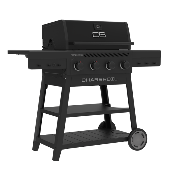 Char Broil Performance Series™ FlavorMax™ 4 Burner Cart Gas Grill Blackout