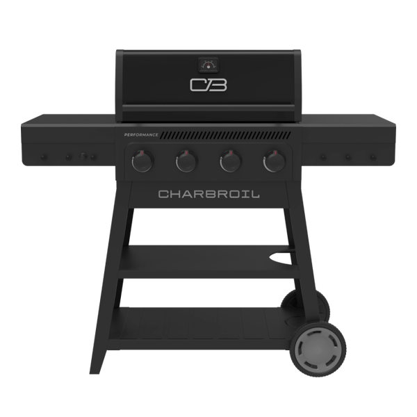 char broil Performance Series™ FlavorMax™ 4 Burner Cart Gas Grill Blackout