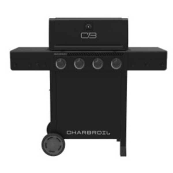char broil Performance Series™ FlavorMax™ 4 Burner Gas Grill Black