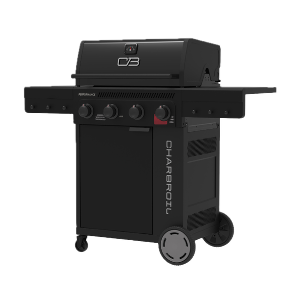 Char Broil Performance Series™ FlavorMax™ 4 Burner Gas Grill With Sear Burner Blackout