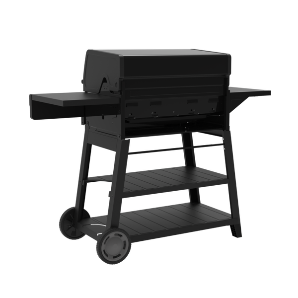 Char Broil Performance Series™ FlavorMax™ 5 Burner Gas Grill Cart With Side Burner Blackout