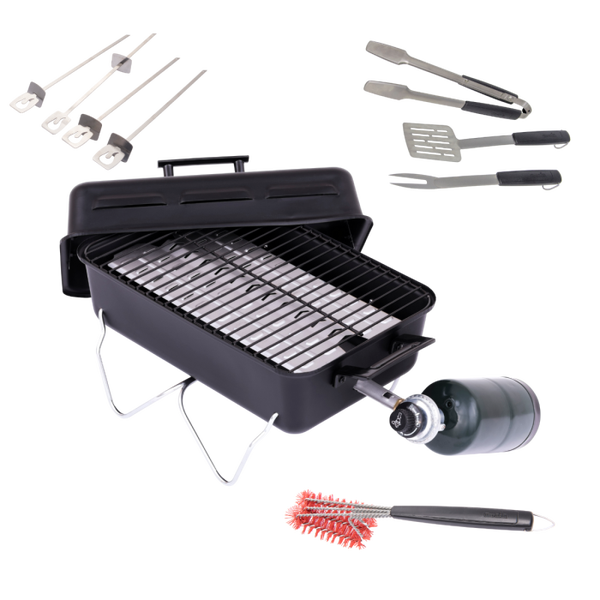 char broil Portable Gas Grill Ultimate Tailgate Bundle