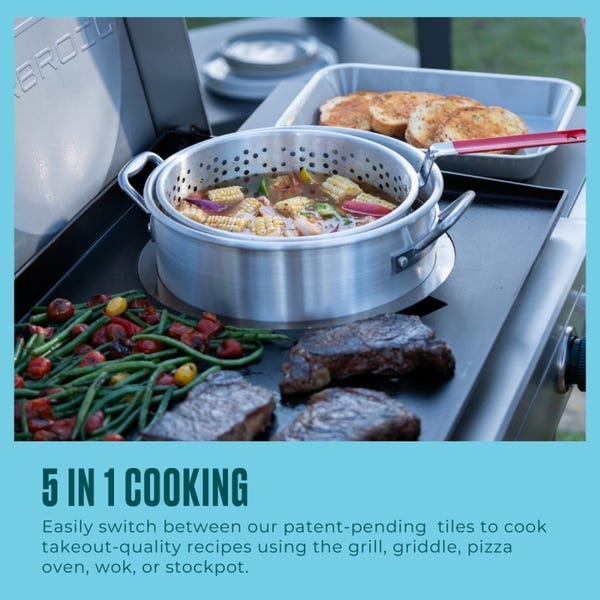 Char Broil Versa-Tile™ 28" 3-Burner All-in-one Cooking Station