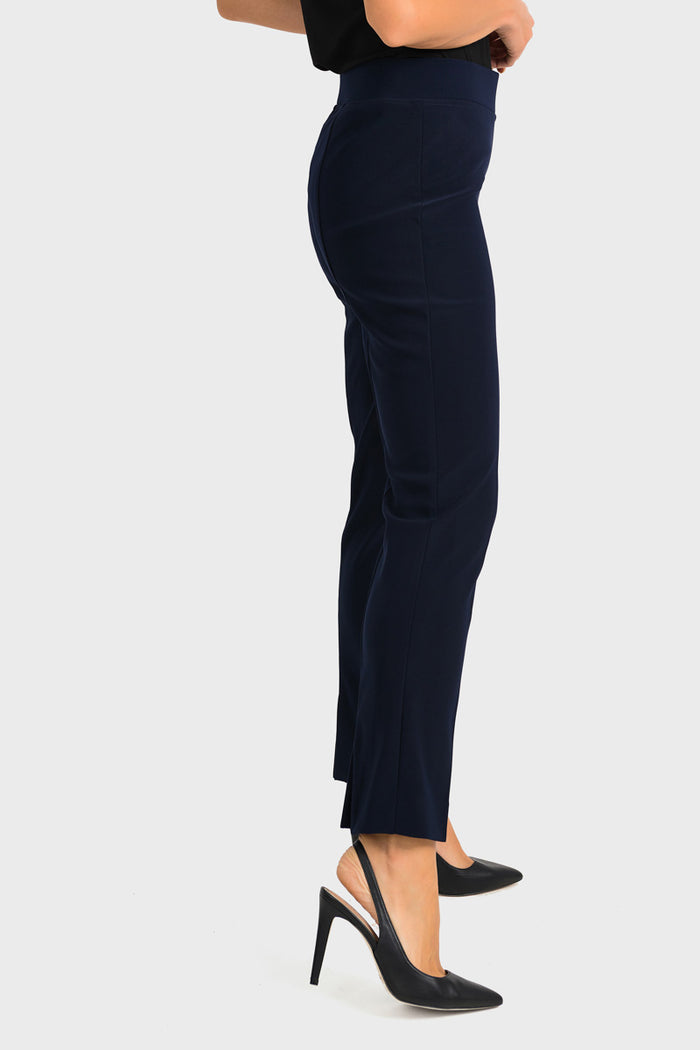 Charisma Ankle Slit Pant Bottom Black