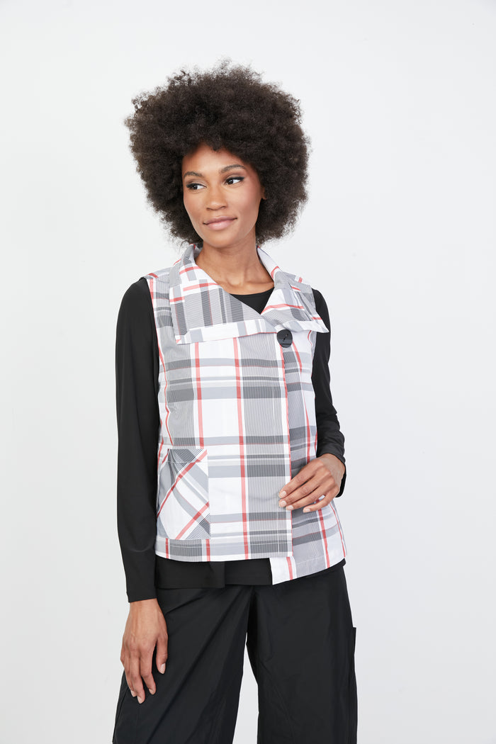 Charisma Brooklyn Vest Top White