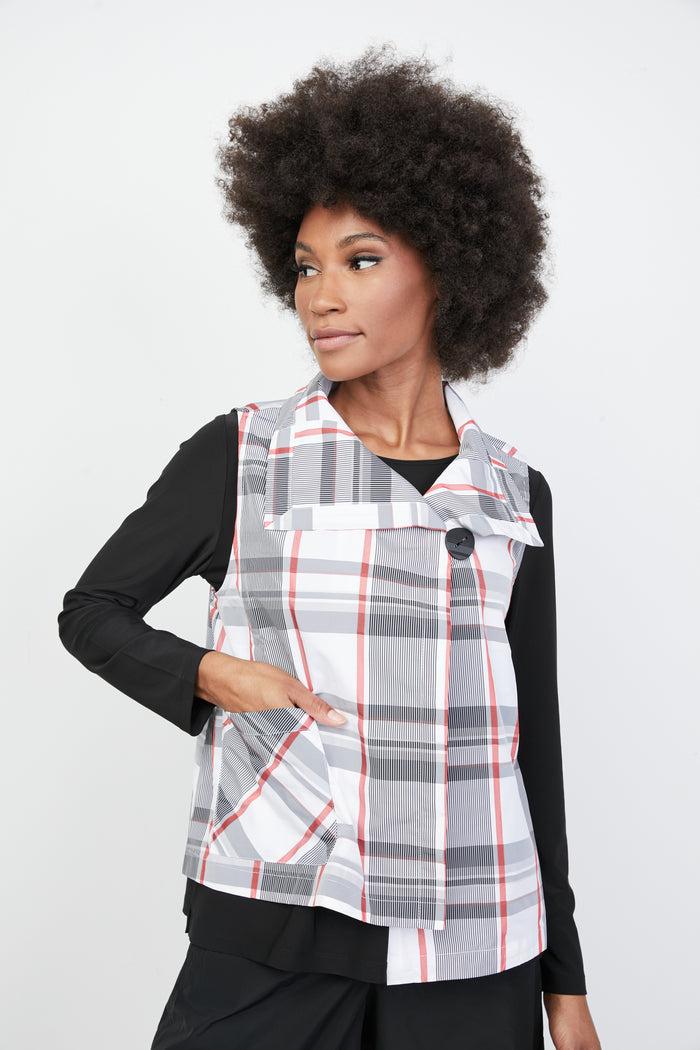 Charisma Brooklyn Vest Top White