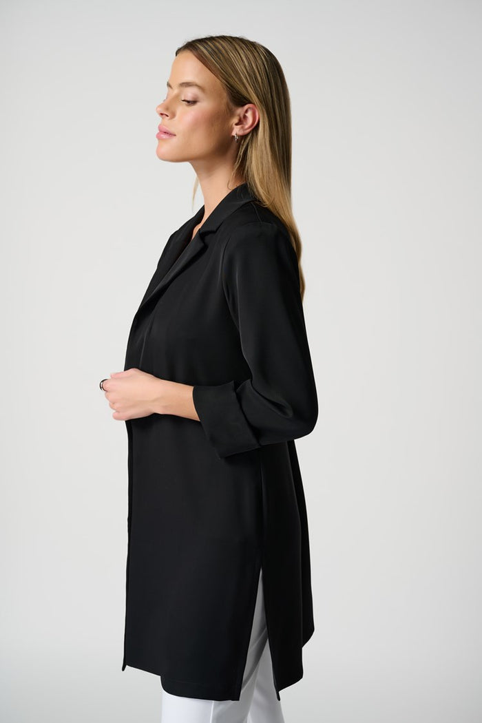 Charisma Classic Long Blazer Jacket Navy